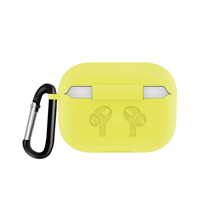 For AirPods Pro Silicone Flip Cover Earphone Protective Case with Anti-drop Buckle