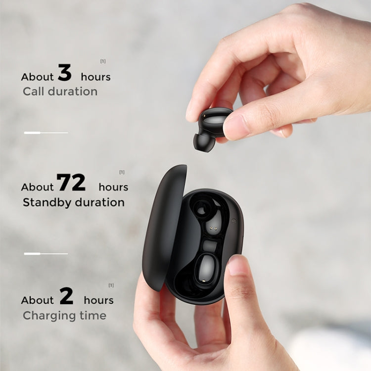JOYROOM JR-T08 T Series Mini Wireless TWS Bluetooth Earphone(Black)