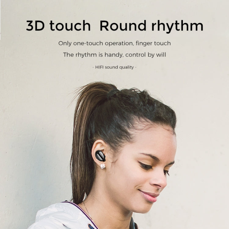 JOYROOM JR-T08 T Series Mini Wireless TWS Bluetooth Earphone(Black)