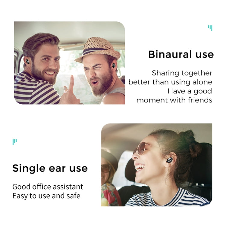 JOYROOM JR-T08 T Series Mini Wireless TWS Bluetooth Earphone(Black)