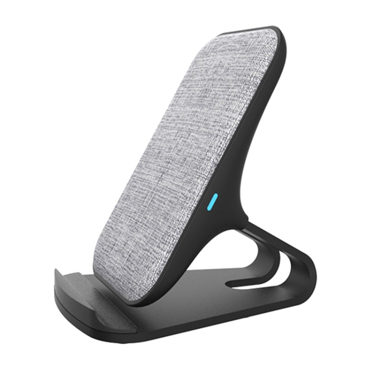 10W Desktop Intelligent Rapid Wireless Charger  Fast Charger Holder ABS & Aluminum Alloy & Packing Clothï¼ŒFT02