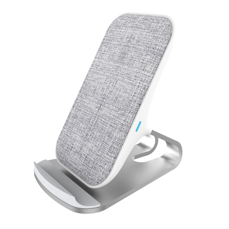 10W Desktop Intelligent Rapid Wireless Charger  Fast Charger Holder ABS & Aluminum Alloy & Packing Clothï¼ŒFT02