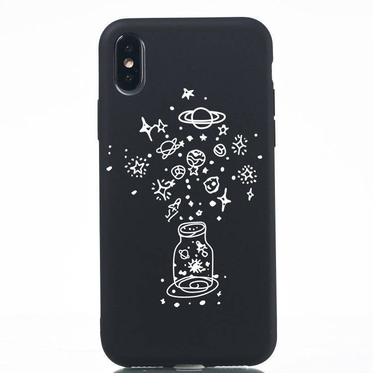 For iPhone X / XS Wishing Bottle Painted Pattern Soft TPU Case