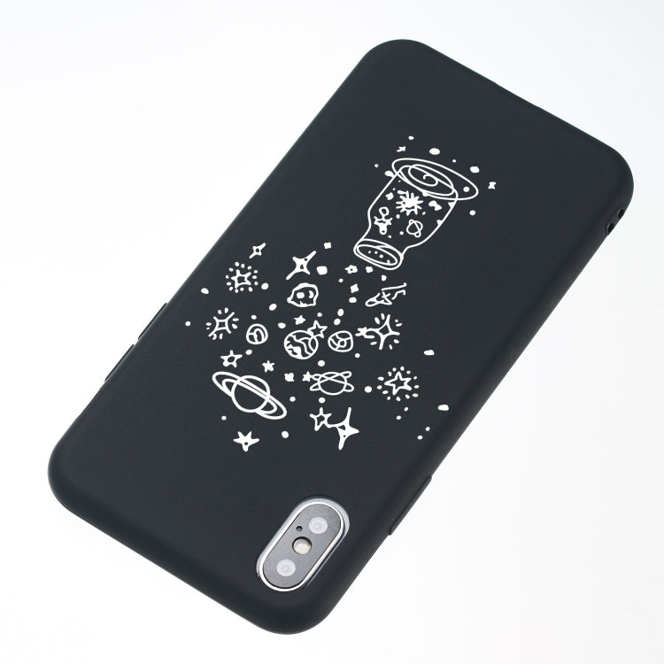 For iPhone X / XS Wishing Bottle Painted Pattern Soft TPU Case