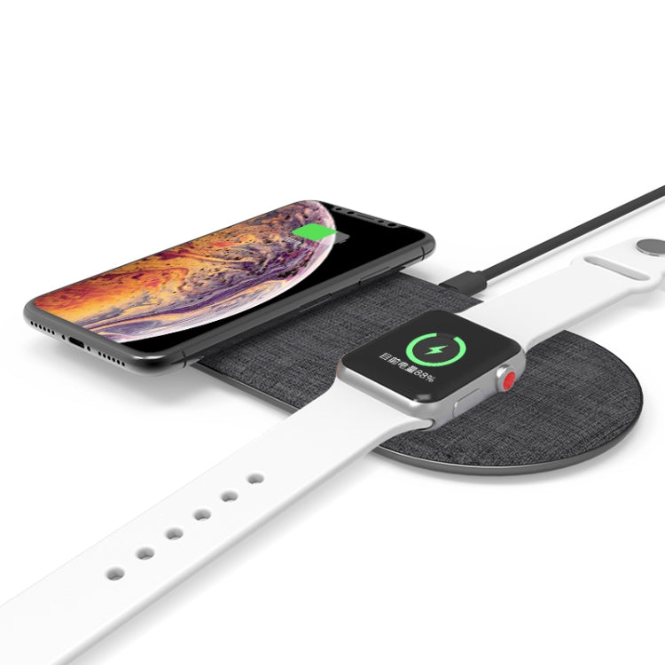 FT03-B Desktop Intelligent Rapid Wireless Charger  Fast Chargering Pad ,10W+10W