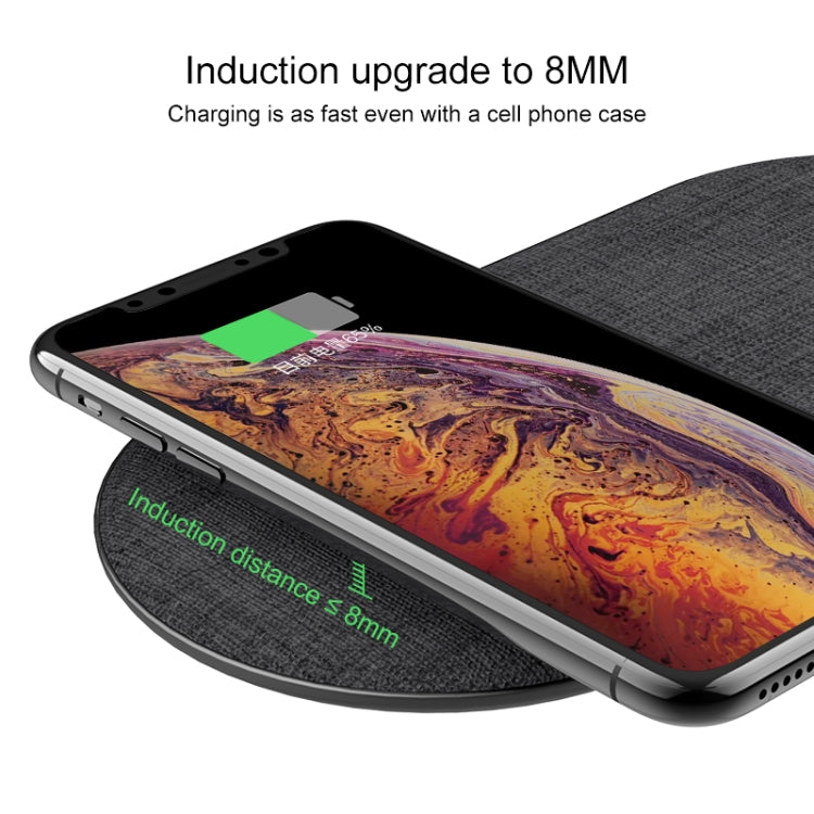 FT03-B Desktop Intelligent Rapid Wireless Charger  Fast Chargering Pad ,10W+10W