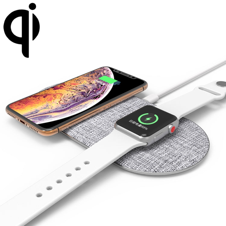 FT03-B Desktop Intelligent Rapid Wireless Charger  Fast Chargering Pad ,10W+10W