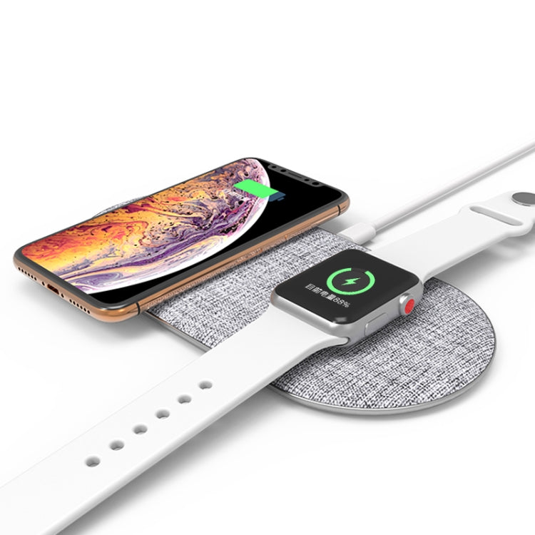 FT03-B Desktop Intelligent Rapid Wireless Charger  Fast Chargering Pad ,10W+10W