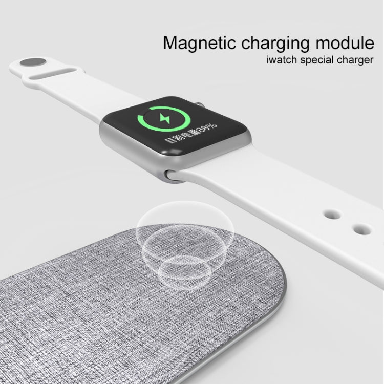 FT03-B Desktop Intelligent Rapid Wireless Charger  Fast Chargering Pad ,10W+10W