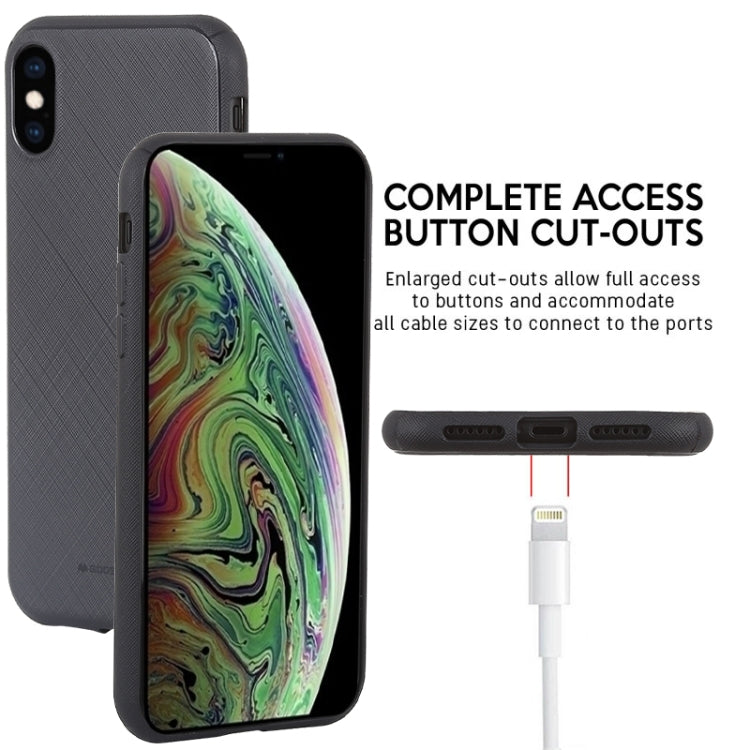 For iPhone X / XS GOOSPERY STYLE LUX Shockproof Soft TPU Case