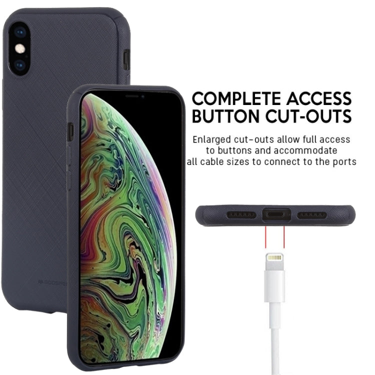 For iPhone X / XS GOOSPERY STYLE LUX Shockproof Soft TPU Case