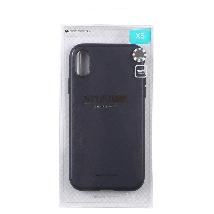 For iPhone X / XS GOOSPERY STYLE LUX Shockproof Soft TPU Case