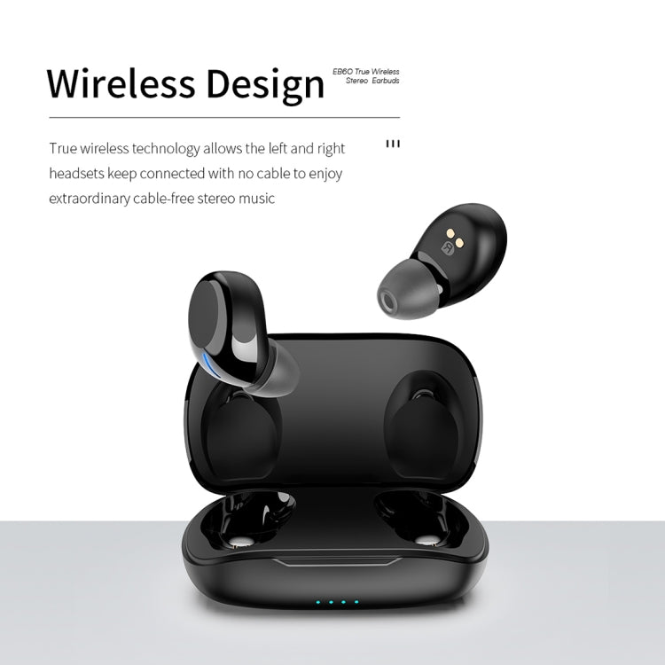 ROCK EB60 TWS Bluetooth 5.0 Mini Wireless Stereo Bluetooth Earphone