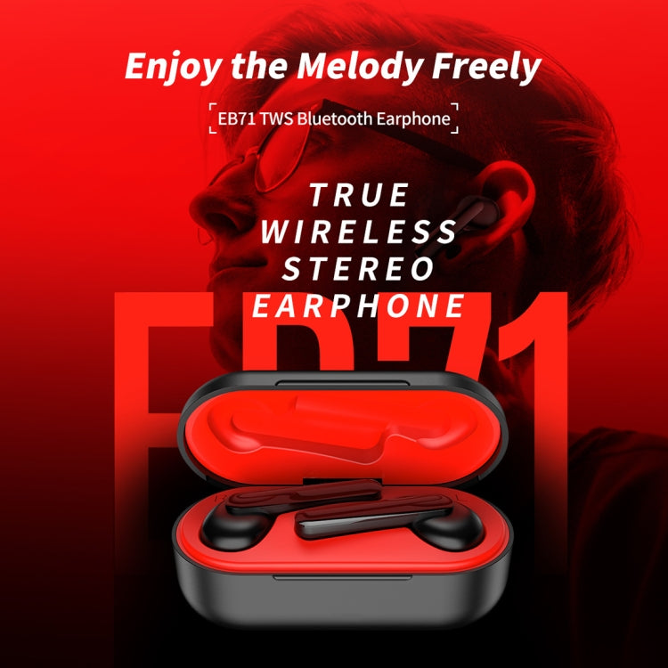ROCK EB71 TWS Bluetooth 5.0 IPX4 Waterproof Wireless Stereo Bluetooth Earphone