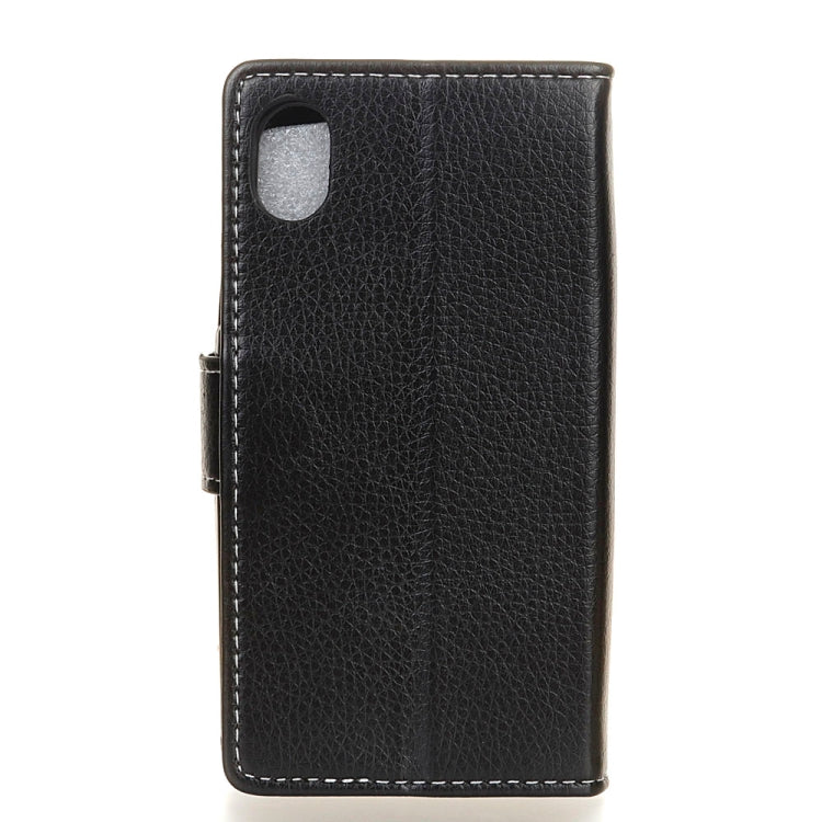For iPhone X / XS Litchi Texture Horizontal Flip Leather Case with Holder & Card Slots & Wallet