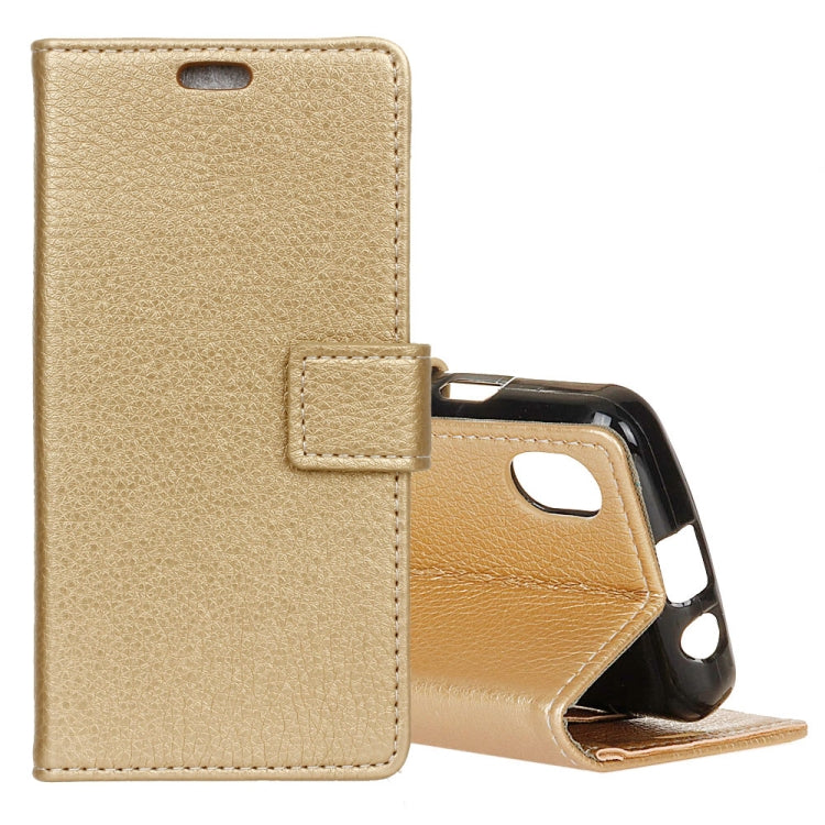 For iPhone X / XS Litchi Texture Horizontal Flip Leather Case with Holder & Card Slots & Wallet
