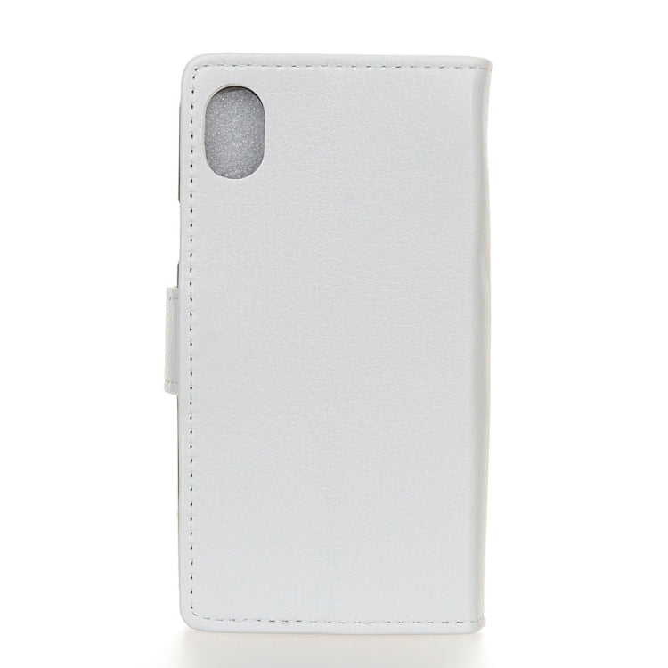 For iPhone X / XS Litchi Texture Horizontal Flip Leather Case with Holder & Card Slots & Wallet