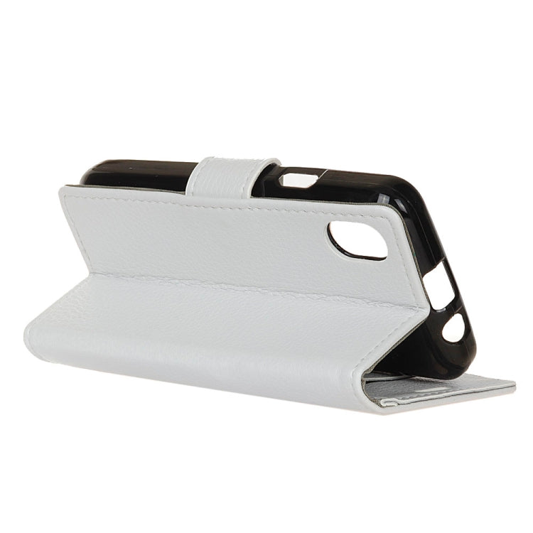 For iPhone X / XS Litchi Texture Horizontal Flip Leather Case with Holder & Card Slots & Wallet