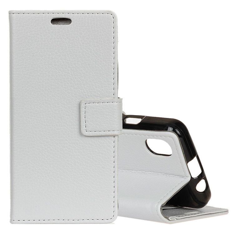 For iPhone X / XS Litchi Texture Horizontal Flip Leather Case with Holder & Card Slots & Wallet