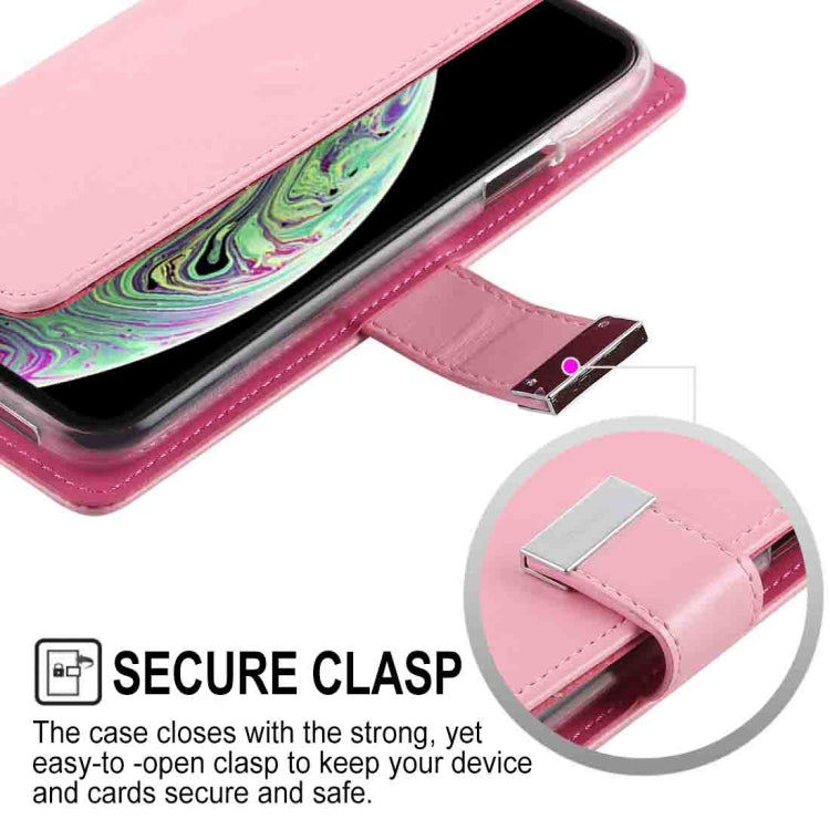 For iPhone XS GOOSPERY RICH DIARY Crazy Horse Texture Horizontal Flip Leather Case with Card Slots & Wallet