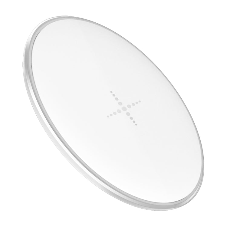 10W Desktop Intelligent Rapid Wireless Charger  Fast Chargering Pad ABS & Aluminum Alloy & Packing Clothï¼ŒFT01-C