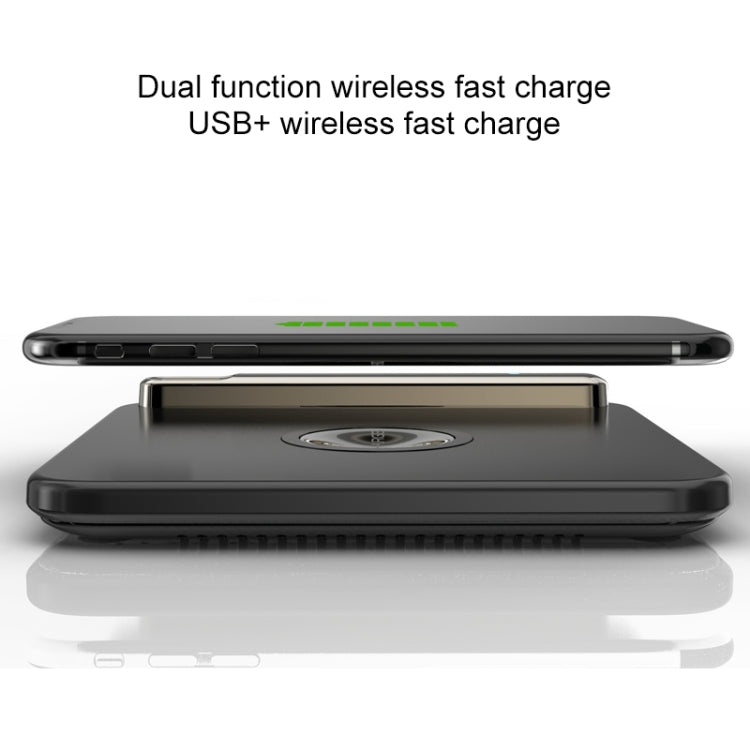 CX803 10W QI Standard Multi-Port USB Wireless Fast Charging Charger for Apple&Samsung
