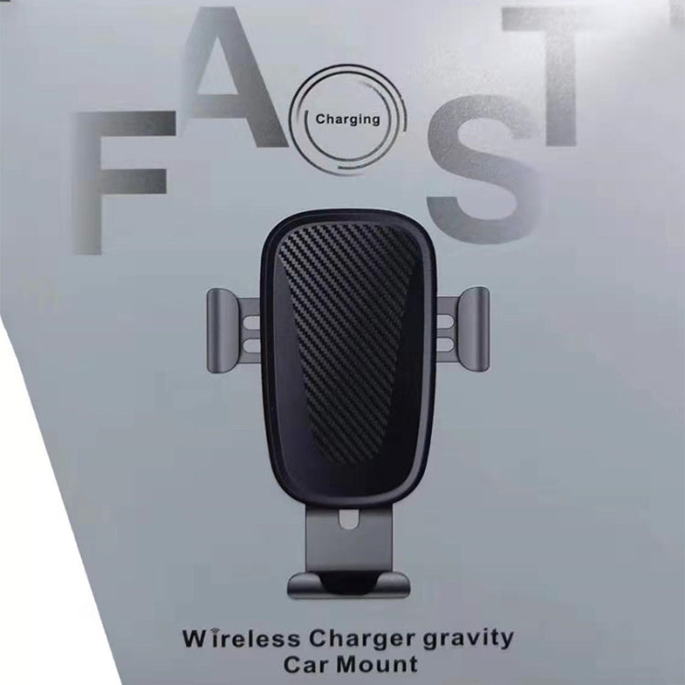 X276 QI Standard Vehicle Phone Air Vent Mount Gravity Bracket Wireless Charger