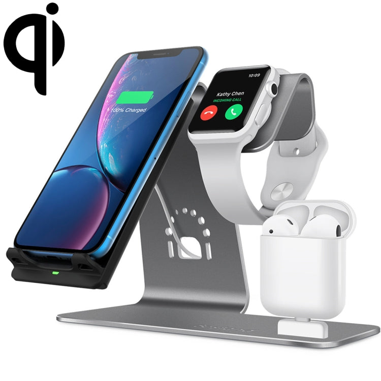 H05 QI Standard 3 in 1 Multifunctional Wireless Fast Charging Charger for Apple & iWatch & AirPods