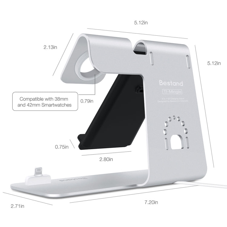 H05 QI Standard 3 in 1 Multifunctional Wireless Fast Charging Charger for Apple & iWatch & AirPods