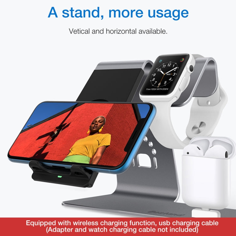 H05 QI Standard 3 in 1 Multifunctional Wireless Fast Charging Charger for Apple & iWatch & AirPods
