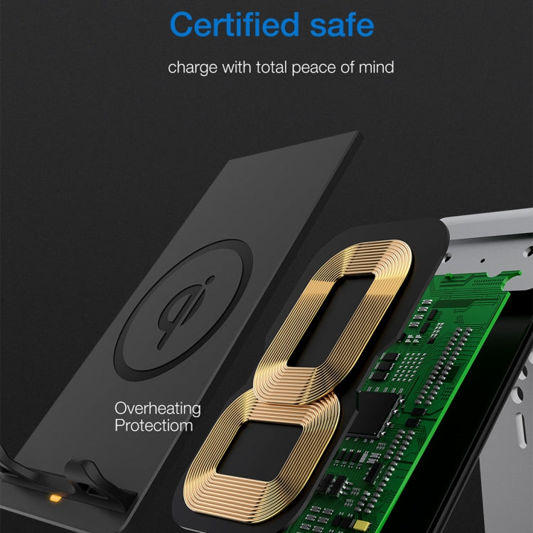 H05 QI Standard 3 in 1 Multifunctional Wireless Fast Charging Charger for Apple & iWatch & AirPods