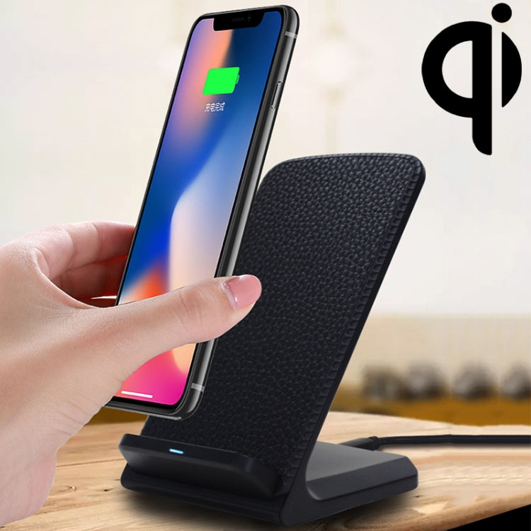 KEQU QI Standard Vertical Wireless Fast Charging Charger Desktop Mobile Phone Bracket