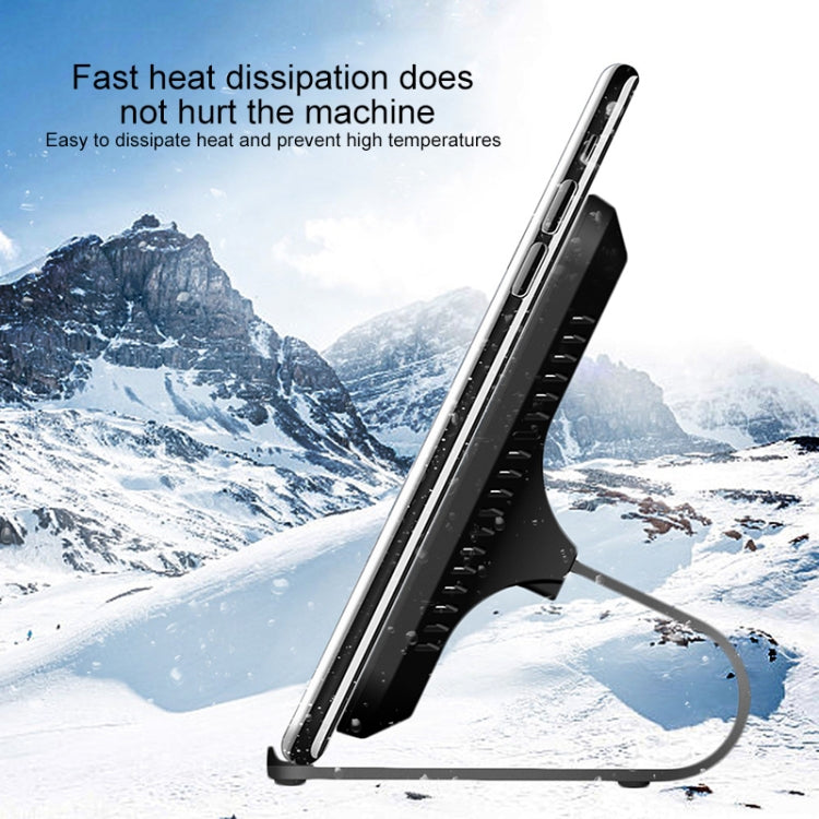 KEQU QI Standard Vertical Wireless Fast Charging Charger Desktop Mobile Phone Bracket