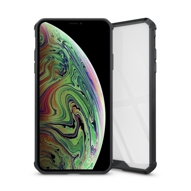 For iPhone XS Max Acrylic + TPU Shockproof Transparent Armor Case