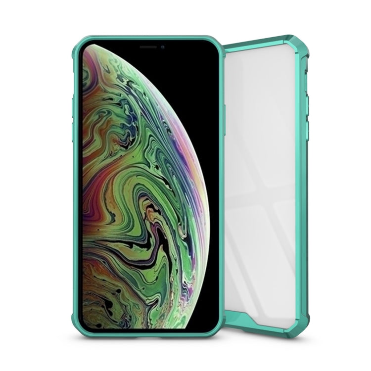 For iPhone XS Max Acrylic + TPU Shockproof Transparent Armor Case