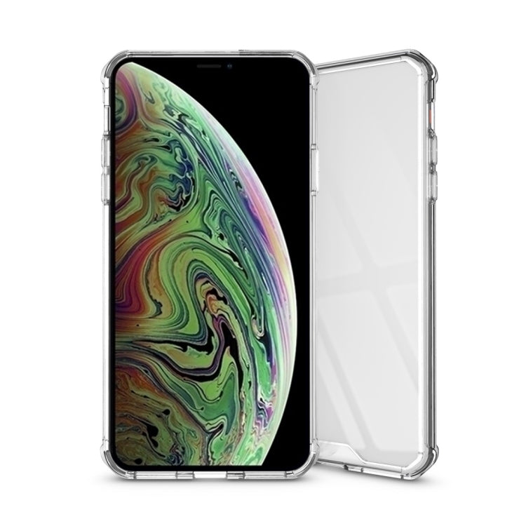 For iPhone XS Max Acrylic + TPU Shockproof Transparent Armor Case