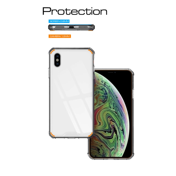 For iPhone XS Max Acrylic + TPU Shockproof Transparent Armor Case