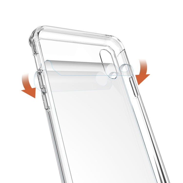 For iPhone XS Max Acrylic + TPU Shockproof Transparent Armor Case