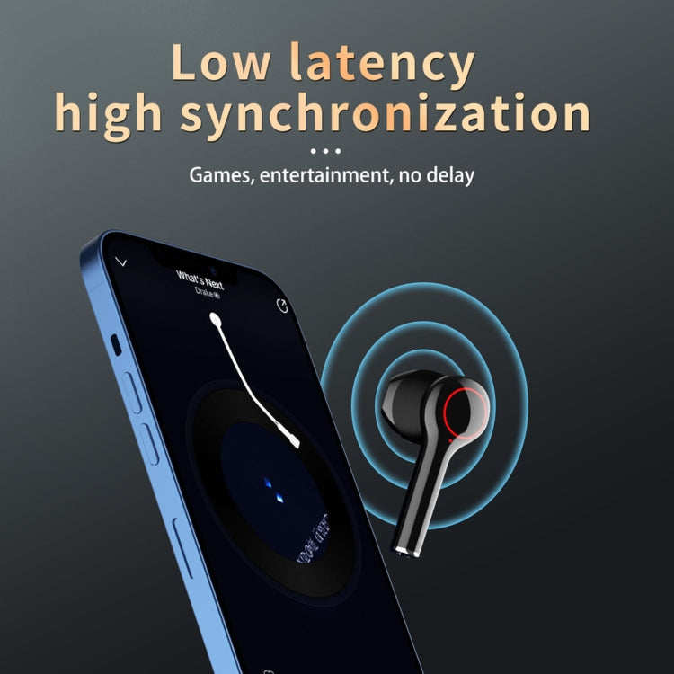 L31 pro Bluetooth 5.0 TWS Digital Display Touch Wireless Bluetooth Earphone (Black)