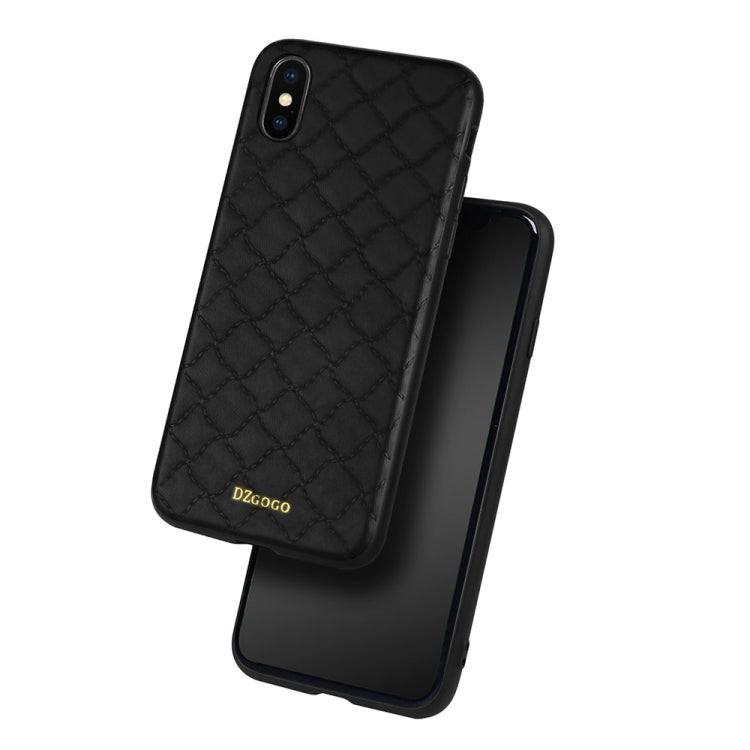 For iPhone X / XS DZGOGO Shockproof TPU + PU Case