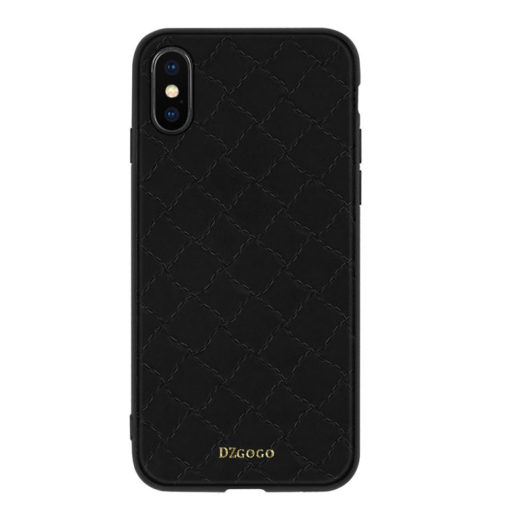 For iPhone X / XS DZGOGO Shockproof TPU + PU Case