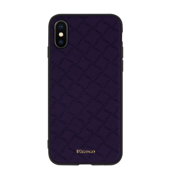For iPhone X / XS DZGOGO Shockproof TPU + PU Case