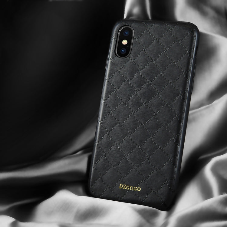 For iPhone X / XS DZGOGO Shockproof TPU + PU Case