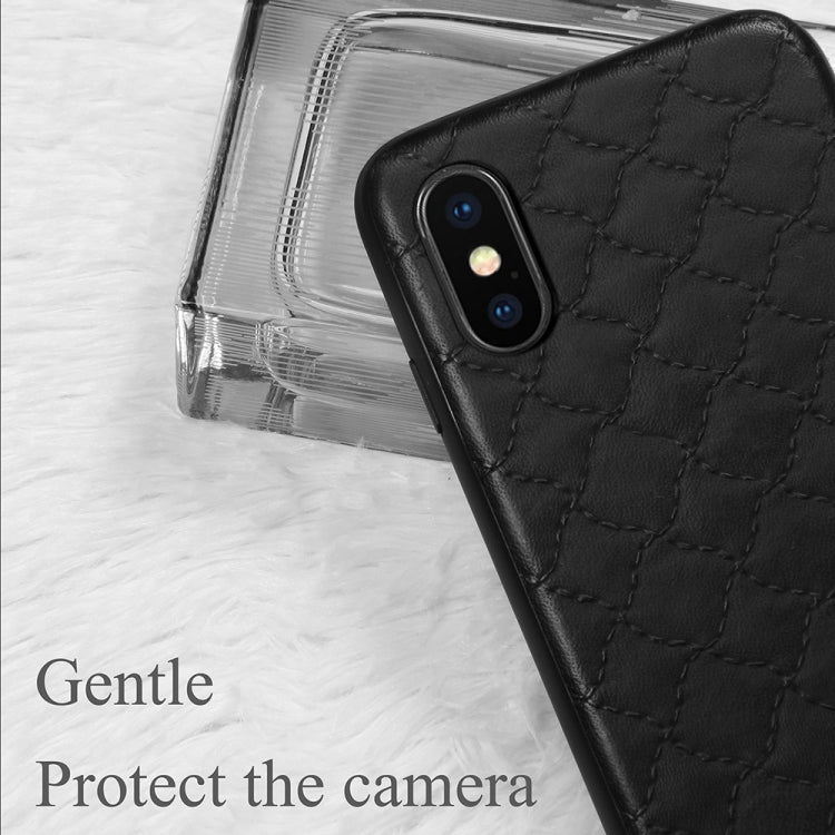 For iPhone X / XS DZGOGO Shockproof TPU + PU Case