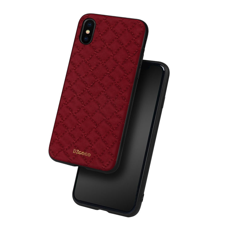 For iPhone X / XS DZGOGO Shockproof TPU + PU Case