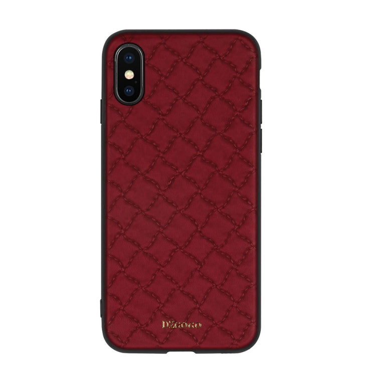 For iPhone X / XS DZGOGO Shockproof TPU + PU Case