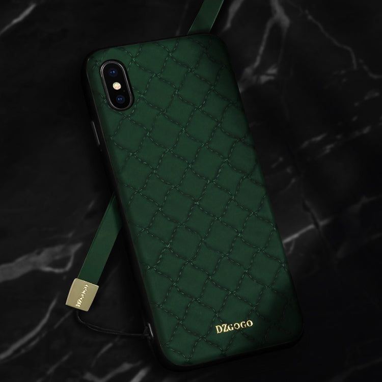 For iPhone X / XS DZGOGO Shockproof TPU + PU Case