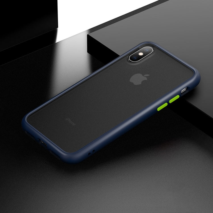 For iPhone X / XS Shockproof  Frosted PC+ TPU Case