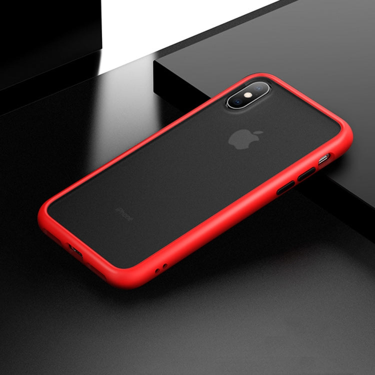 For iPhone X / XS Shockproof  Frosted PC+ TPU Case