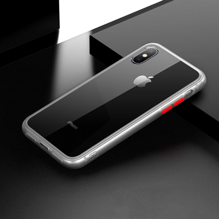 For iPhone X / XS Shockproof  Frosted PC+ TPU Case